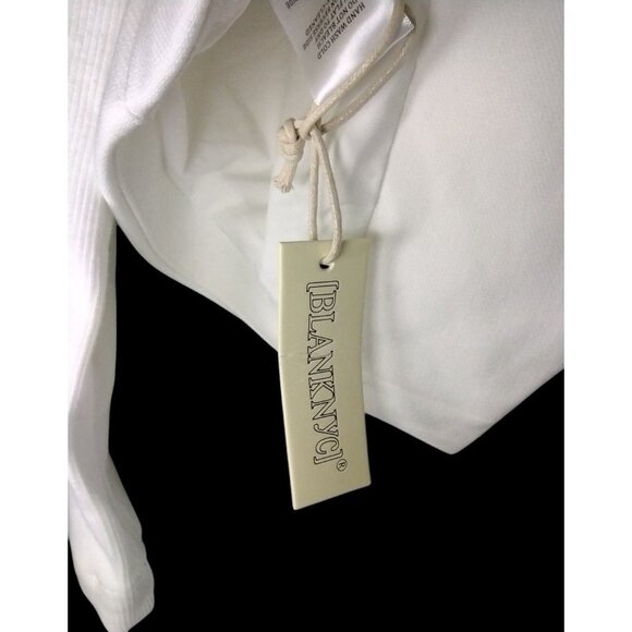 Blank NYC Anthropologie Softshell Moto Jacket Size L Rocker Edgy NEW READ - Picture 7 of 12